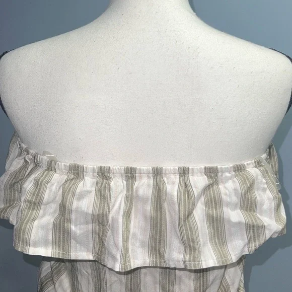 Becsel- Striped off the shoulder top - Picture 5 of 7